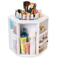 White Colour Makeup Cosmetic Organiser