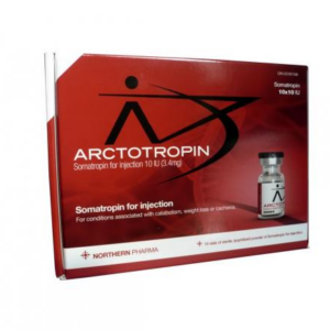 Arctotropin 191aa HGH, Northern Pharma, Europe, 10iu/vial x 10 vials (100iu - 1 kit)